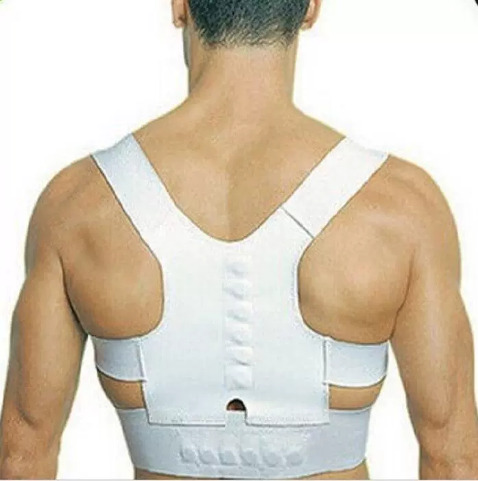 В наличии Пакетный мужской пояс для коррекции спины, выпрямляющий пояс для спины, мужской корректирующий жилет с защитой от горбуна