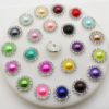 Multimary metal rhinestone pearl flower tray buttons DIY handmade hair accessories accessories with buckle eye sewing