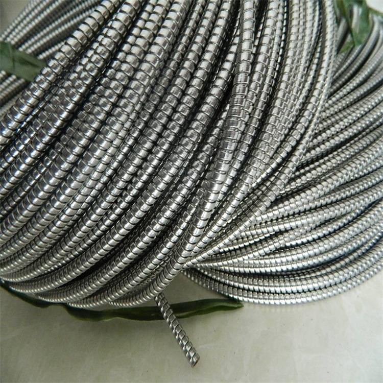 光纤保护不锈钢软管 内径6mm双扣304穿线管