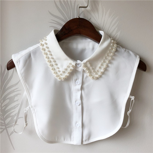 Manufacturer supplies factory specializing in the production of fake collars, beaded fake collars, elegant beaded pearl fake collars