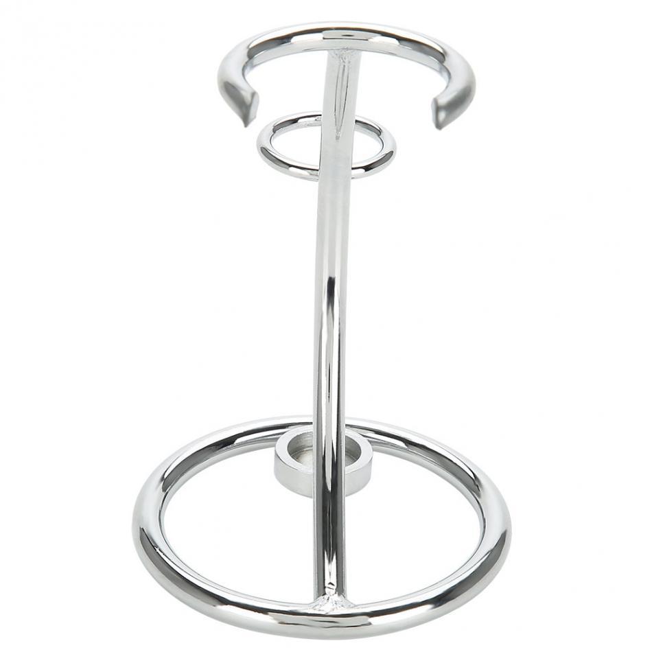 En stock al por mayor de los hombres cepillo de afeitar rack de almacenamiento rack de metal Razor 28mm soporte baño rack