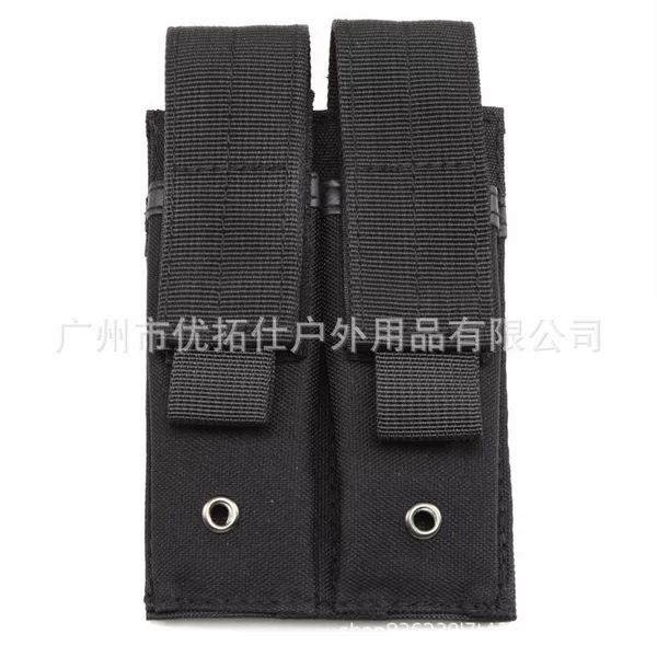 Tactical Molle Double Magazine Bag Molle System Gadget Magazine Bag 9mm Magazine