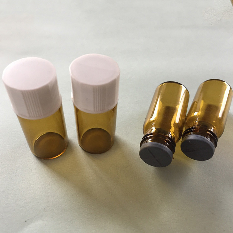 厂家供应3ML螺口冻干瓶 体外诊断试剂棕色玻璃瓶
