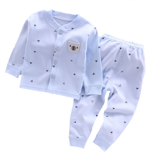 Baby clothes, autumn clothes, long pants, pure cotton, Category A, children, newborns, children's clothing, pajamas, spring cardigans, underwear sets