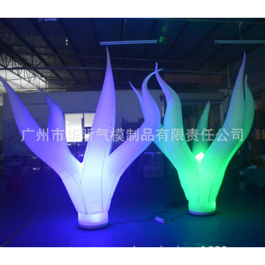 广告庆典场地装饰道具充气落地球商业景观充气气球灯婚庆路引灯光