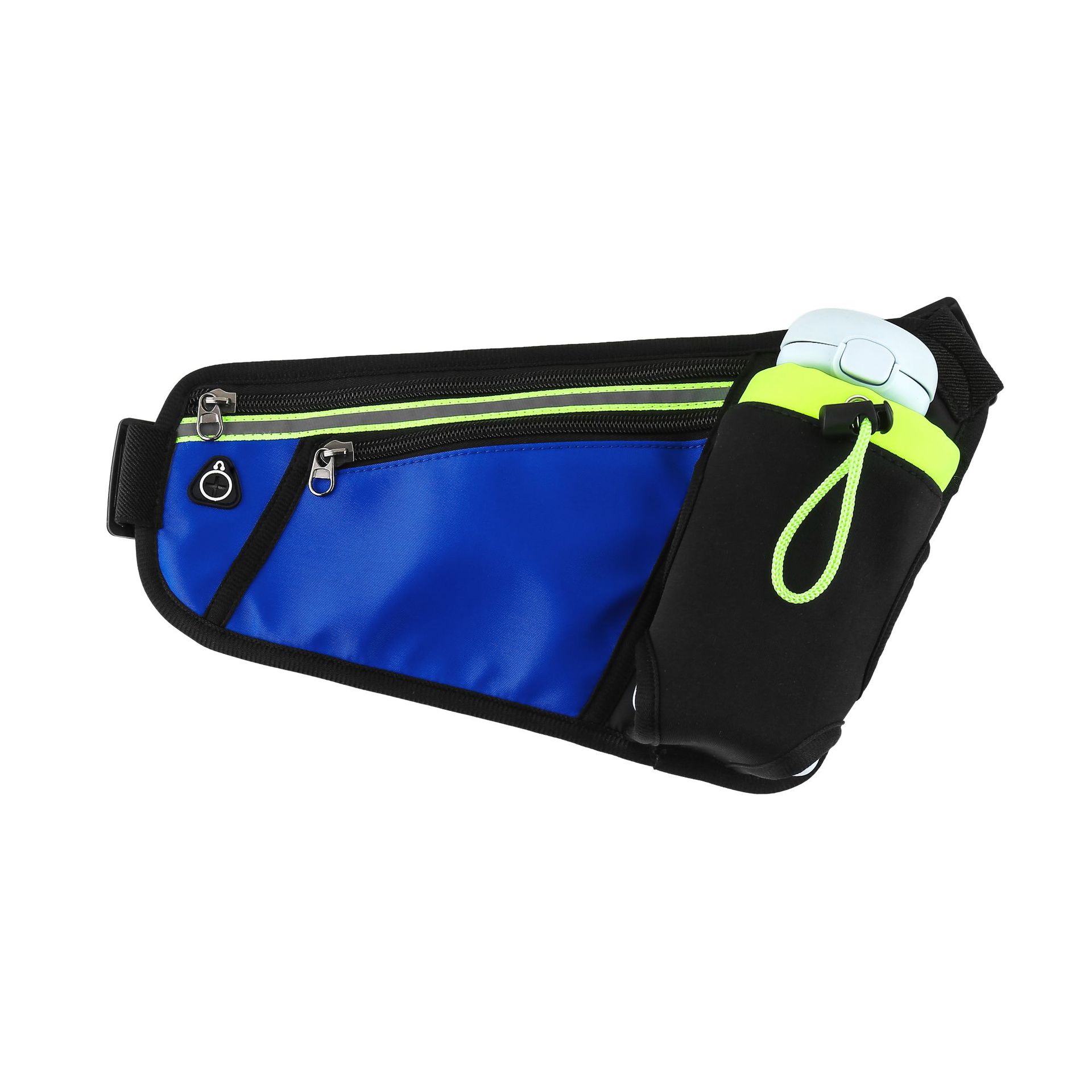Riñonera para correr al aire libre, bolsa multifuncional para botella de agua para ciclismo para hombres y mujeres, bolso deportivo para maratón con identificación, mochila impermeable