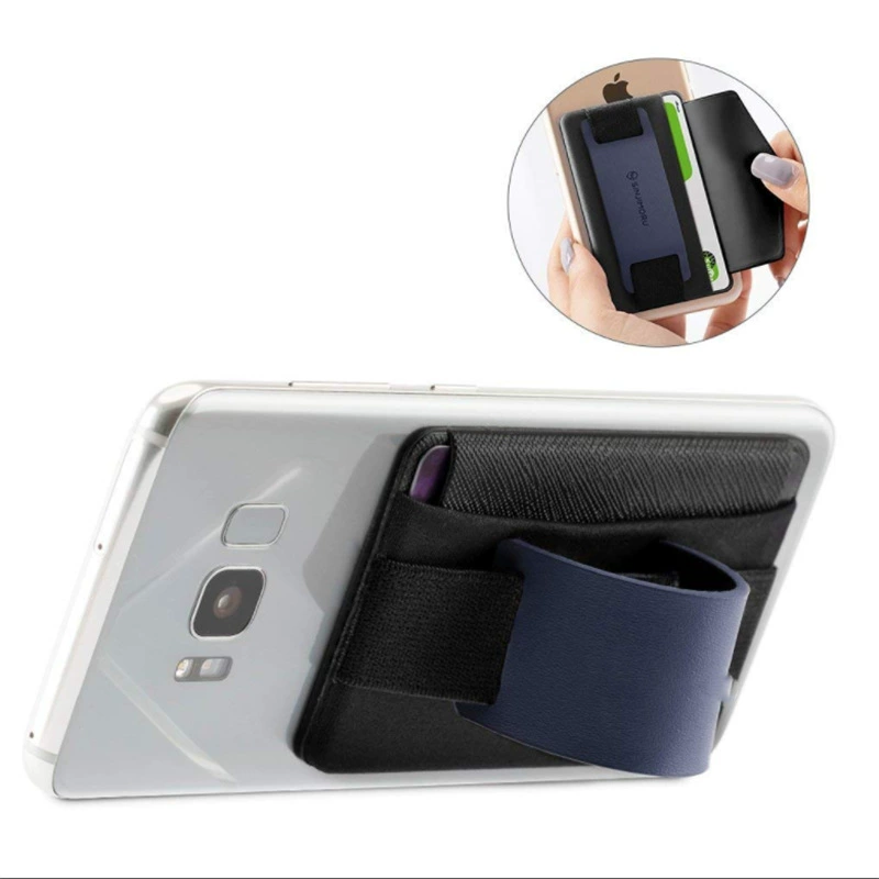 Elastic mobile phone, card holder, tubing, on elastic band