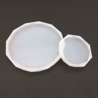 Silicone Mold for DIY Aromatherapy Diffuser & Incense Stone, Mirror-Effect Pendant Shapes