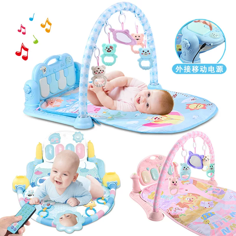 Lightweight baby rocker for baby for gym, remote control, early education