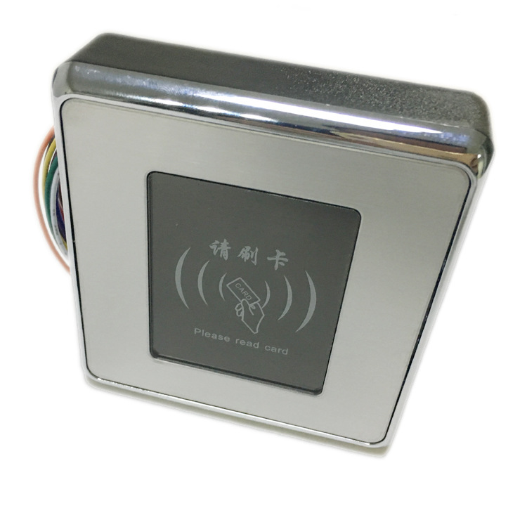 门禁读头RS485不锈钢脱机发卡IC卡梯控加密防复制卡刷卡机 读卡器