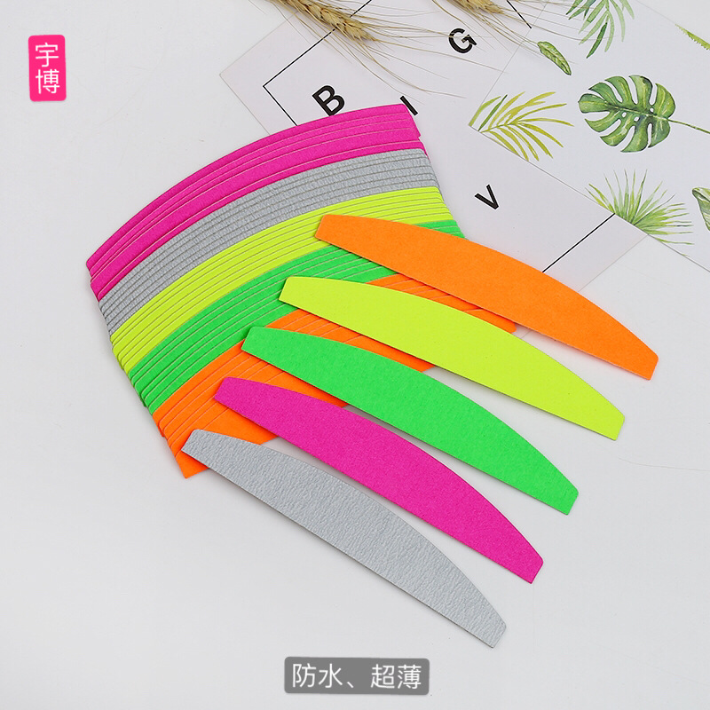 New creative diamond-shaped universal manicure wood chip file nail…