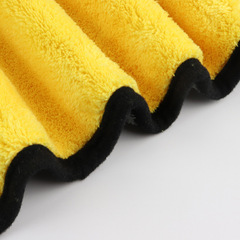 珊瑚絨擦車抹布大號吸水加厚汽車洗車毛巾家居車用長毛雙層百潔布