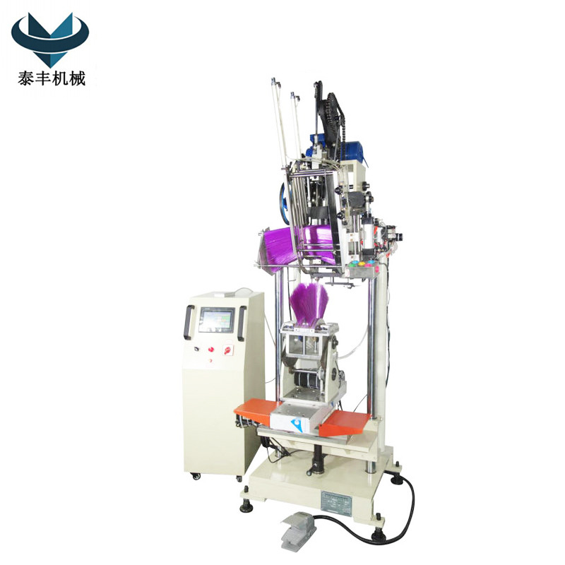 三轴单头高速植毛机  鑫泰丰SBJ-130BX3-SF3A扫把植毛机厂家