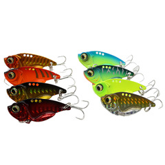 Rattlesnake Long-Range Wobbler with Diving Action, 45mm | 11g | Powder-Coated Steel Plate, Fast-Sinking VIB Metal Lure for Curved-Bill Fish