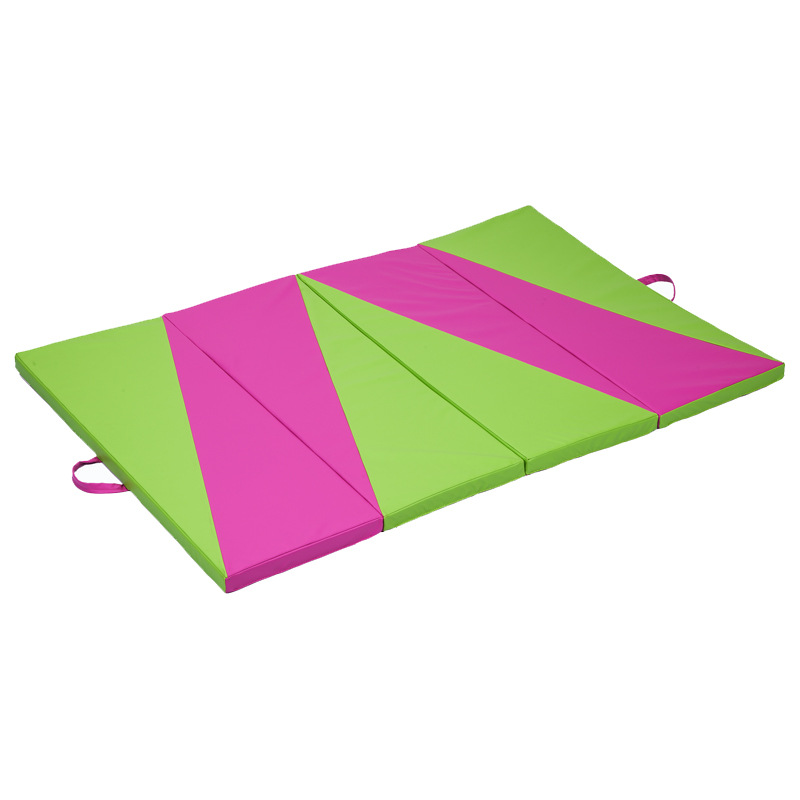 Children's Folded Gymnastics Mat Yoga Dance Mat Students Training PU Folding Mat