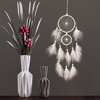 New Indian Catcher Dream Network Two Ring Ring Home Decoration Handmade Weaving Pendant Cute Girl Heart Feather Wall Decoration