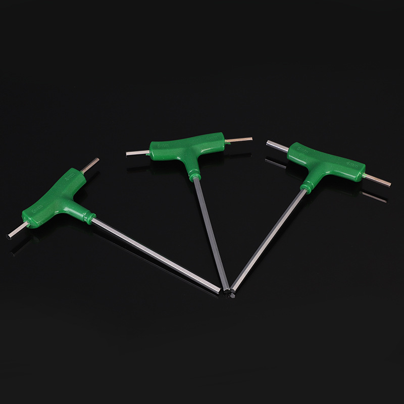 Suministro directo de fábrica nuevo tipo T llave hexagonal cromado 45 # acero al carbono herramienta de reparación británica en stock
