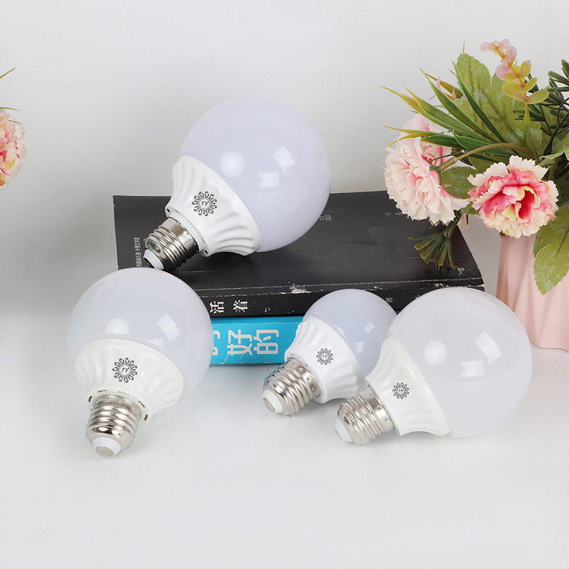 Bombilla LED con forma de bola de dragón, tricolor, para decoración de bodas, maquillaje, fotografía, espejo, sin parpadeo, protección para los ojos