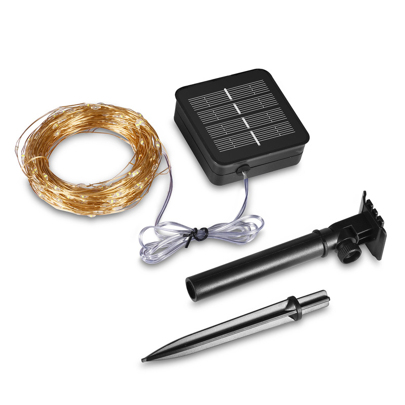 8 mode 300 lights 31 m solar copper wire string lights LED lights solar Christmas decoration colored lights string flashing lights