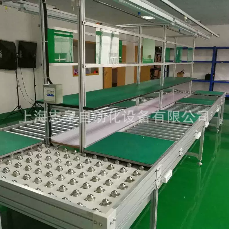 生产供应动力滚筒线 输送滚筒线 工业滚筒流水线 上海辊筒输送线