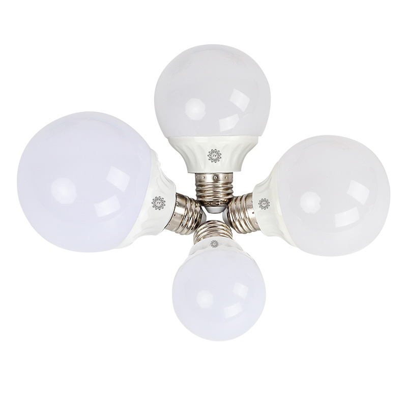 Bombilla LED con forma de bola de dragón, tricolor, para decoración de bodas, maquillaje, fotografía, espejo, sin parpadeo, protección para los ojos