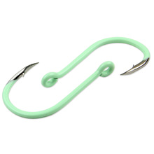 歪嘴千又海大物钓鱼钩千又钓钩夜光管付倍增荧光海鱼效果钓钩海钓