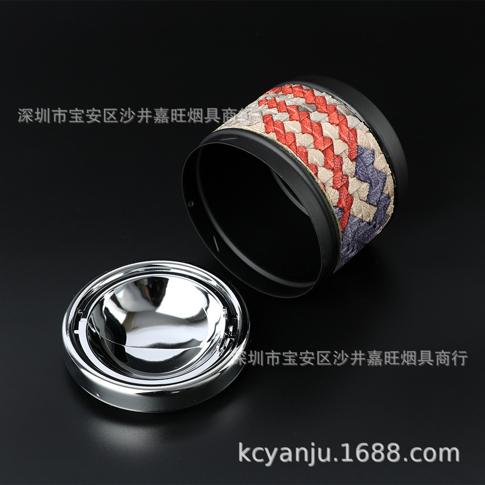 (2개) 간단한 홈 재떨이 대용량 재떨이 창조적 인 재떨이 패션 격자 무늬 데스크탑 재떨이 836BF