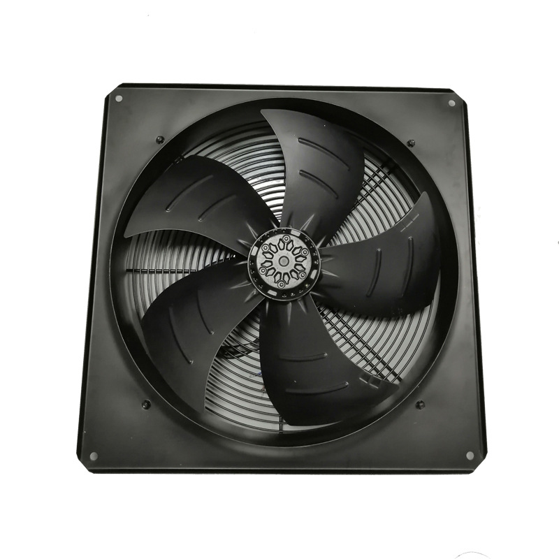 库存方形外转子管道轴流风机220V强力厨房排烟风扇窗式16寸排气扇