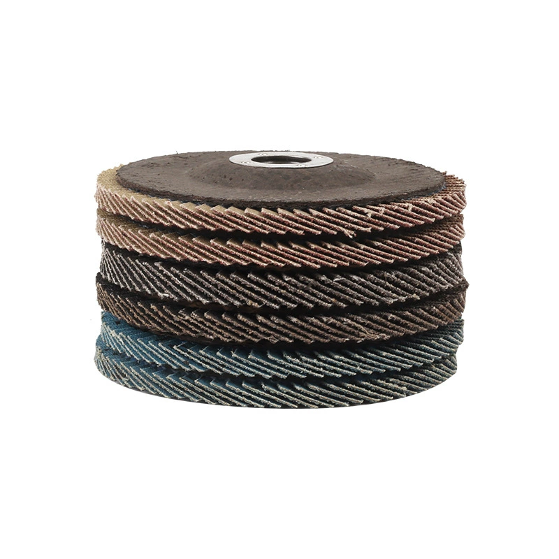 Круг лепестковый абразивный 100 мм для угловой шлифмашины, для полировки алюминия и стали, высокоэффективный, из оксида алюминия