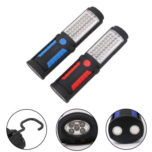 36+5LED emergency work light USB rechargeable work light with magnetic bracket car maintenance light inspection light flashlight