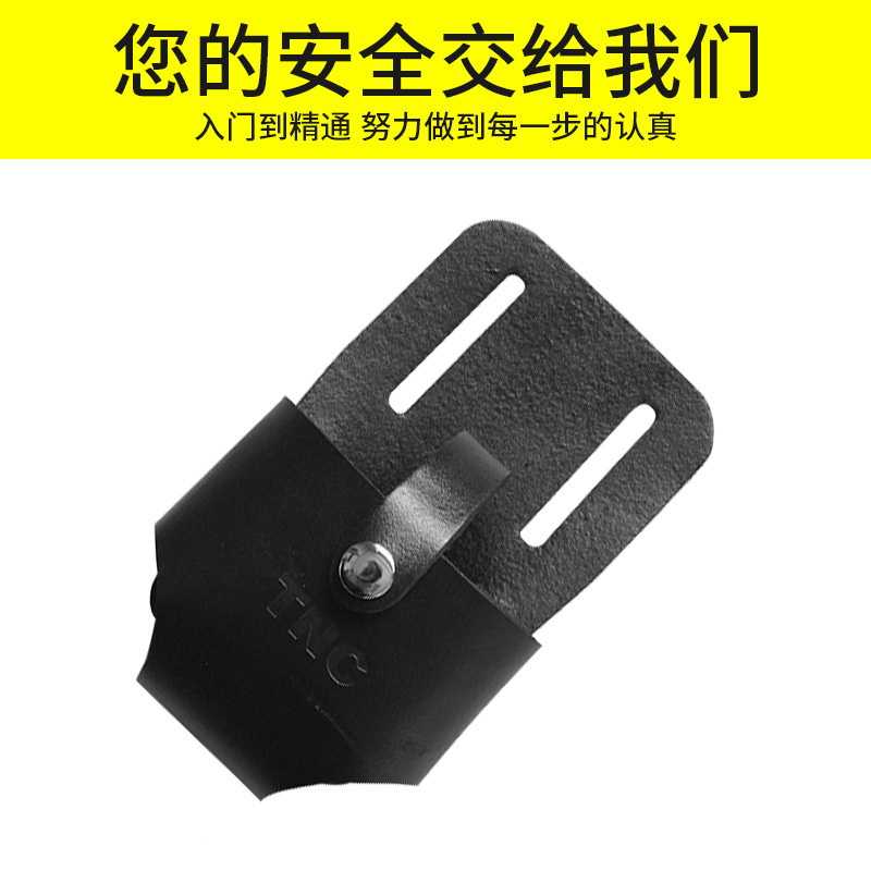 Funda de cuero de piel de vaca, cinta métrica de acero recubierta de goma, 3 m, 5 m, 7.5 m, juego de cinta métrica, kit de electricista al por mayor