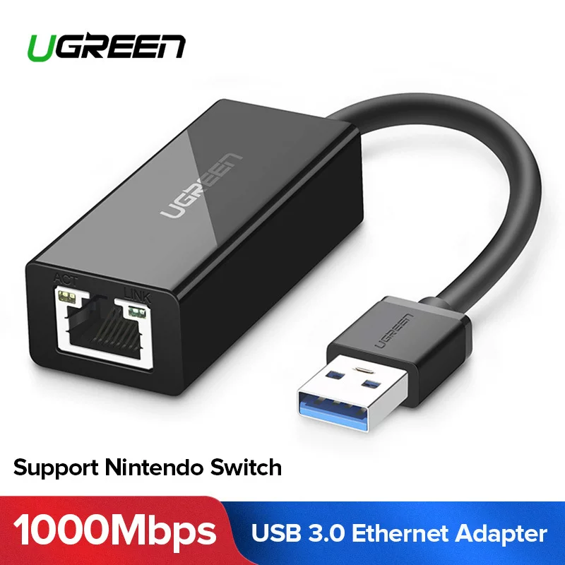 Угрин USB Ethernet адаптер USB 3.0 сетевая карта RJ45