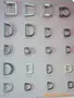 合金箱包d字扣