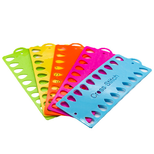Mengfang cross stitch factory direct sales colorful plastic 20-hole threading board Suzhou embroidery embroidery special winding board