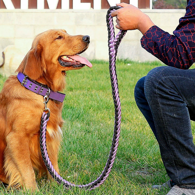 Adjustable Nylon Woven Choker Collar, Two-Color, 130 cm, Multiple Widths (1.2–2.5 cm)