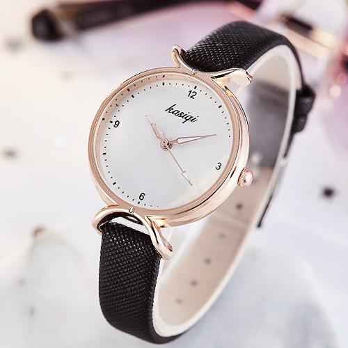 Hot selling new fashion women's watch women's belt student casual beauty electronic quartz watch versatile fashion watch
