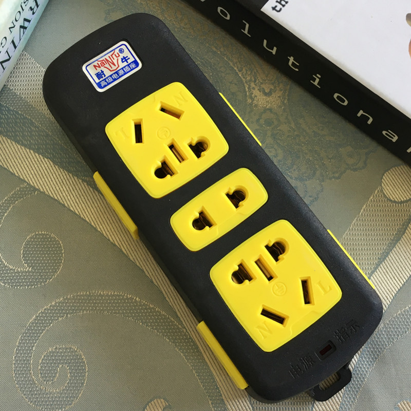 厂家直销黑金刚20孔大功率耐牛插排多功能创意排插座接线板插线板