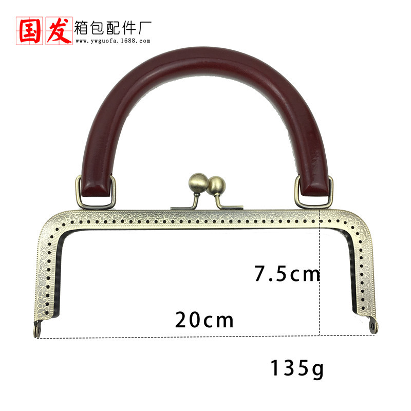 20cm 25cm cuadrado empujado pallet cabeza de madera mano tronco café de alta calidad mano de madera oro boca mayorista