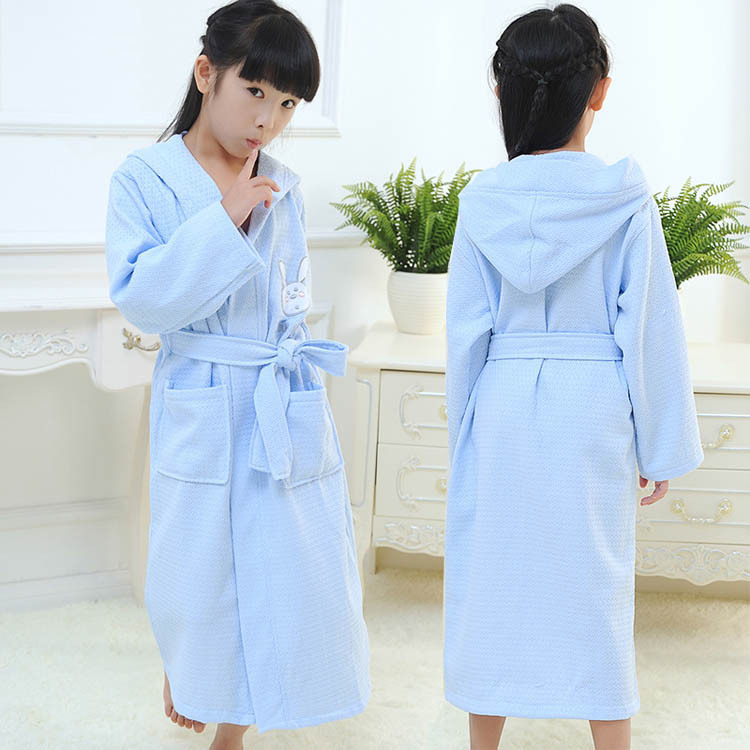 Cotton Children's Bathrobe Thin Waffled Water Absorbent Swimming Bathrobe for Boys and Girls Baby Summer Cartoon Hooded Pajamas Cotton Children's Bathrobe Thin Waffled Water Absorbent Swimming Bathrobe for Boys and Girls Baby Summer Cartoon Hooded Pajamas
