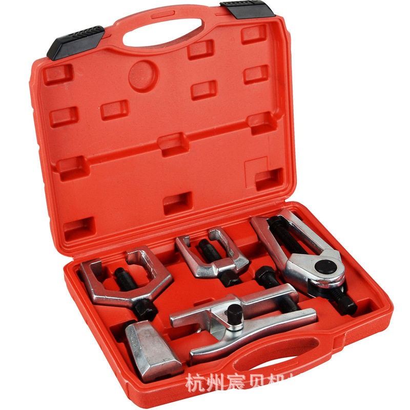 Juego de tirantes de cabeza de bola de 5 piezas, barra de tiro, brazo oscilante de estilo japonés, extractor de cabeza de bola, desmontador de brazo de dirección