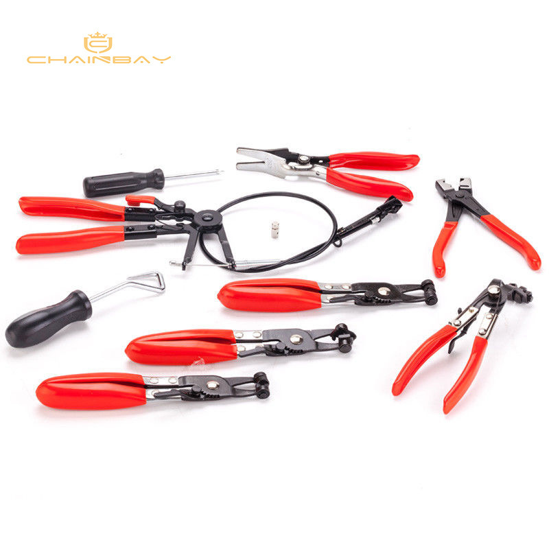 9 piezas de pinzas de manguito de manguito de manguito de manguito de coche pinza pinza de manguito de manguito recto pinza pinza