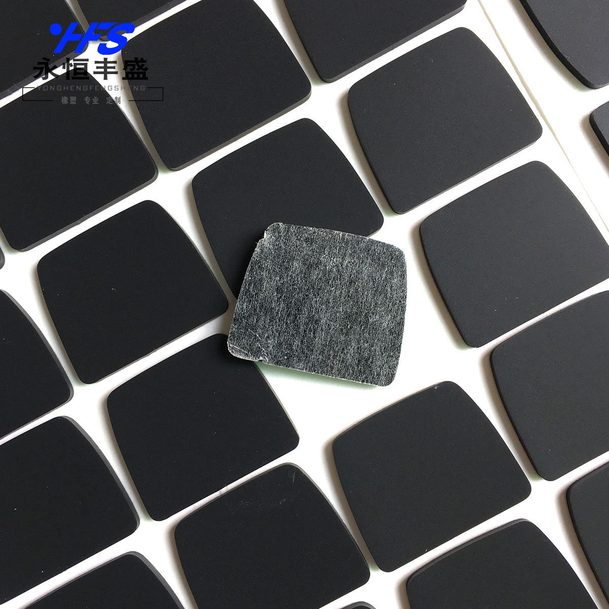 厂家直销硅胶不干胶垫片防滑缓冲硅胶垫圆形方形不干胶脚垫餐桌