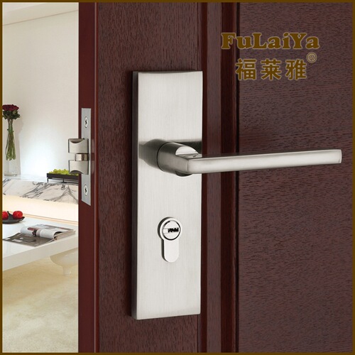 Folaia Door Lock F103104 Door Lock Single-Shaft Door Lock Hotel Security Door Stainless Steel Door Lock Mechanical Lock