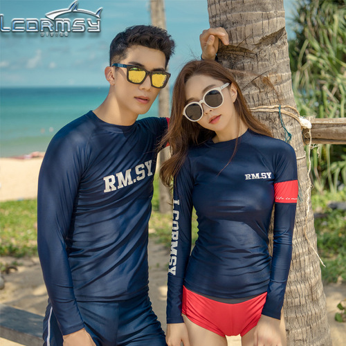 Sunscreen Diving Suit Couple's Buoyancy Suit Long Sleeve Swimwear Jellyfish Suit Jellyfish Suit Surfing Suit Men and Women Quick-Drying Sun Protective Clothing
