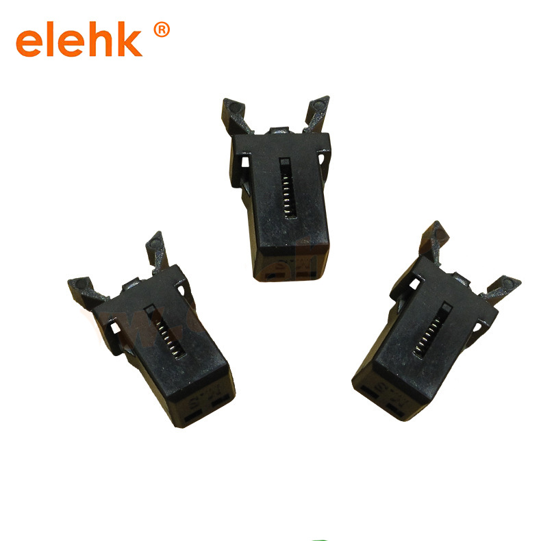 厂家供应黑色门扣塑胶微型弹性碰珠卡式小型隐形门碰绝缘隔离柱