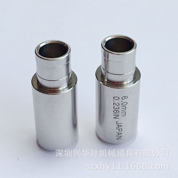 厂家直供穿孔机床电极眼模导嘴 平头导向器铜管导嘴12*9*30*6.0mm