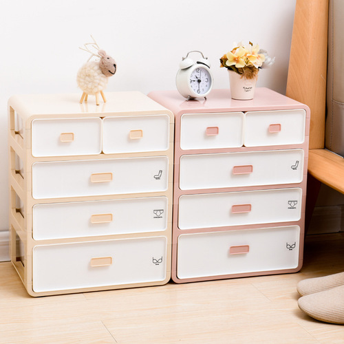 Drawer underwear storage cabinet thick plastic storage box large storage box clothing miscellaneous organization box direct sale from manufacturer
