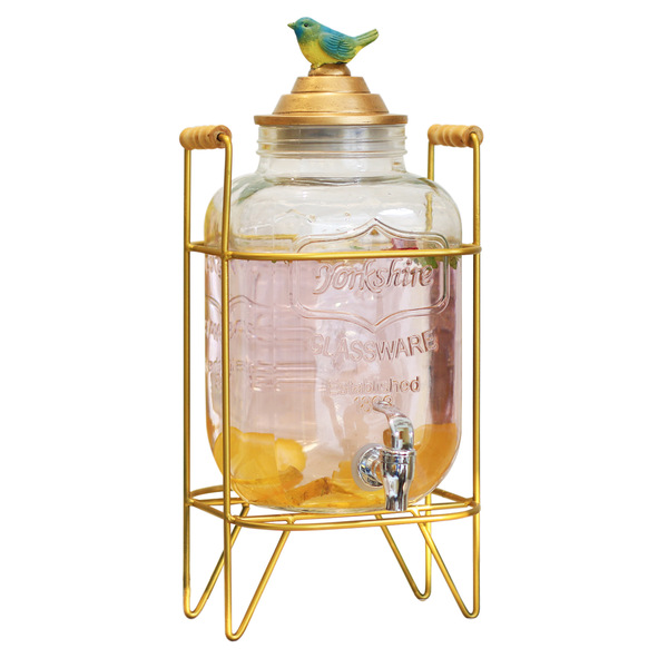 5 -liter rooster elephant cover with faucet glass buffet beverage…