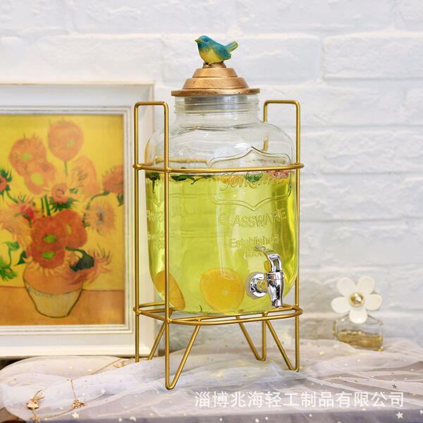 5 -liter rooster elephant cover with faucet glass buffet beverage…