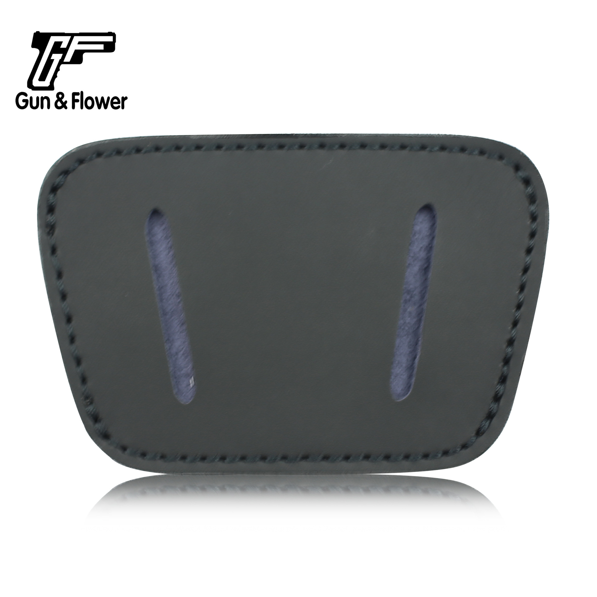 影视道具枪花皮质通用款内外兼用枪套